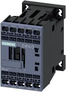 Siemens 3RT2016-2BB42 jaudas kontaktors, 3-polu, 9A, 24V DC, 1NC palīgkontakts, izmērs S00