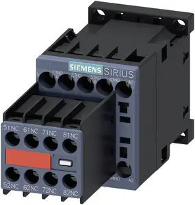 Siemens 3RH2244-1BB40 Control Relay with 4NO and 4NC contacts and 24V DC coil voltage