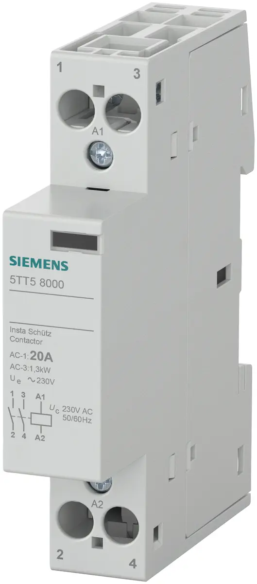 Siemens 5TT58000 Modulārais kontaktors 2NO 230V