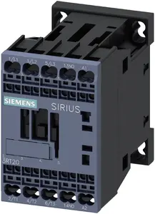 Siemens 3RT20162AP01 Power Contactor AC-3 4kW 1NO AC 230V 50/60Hz Size S00 Spring Terminal