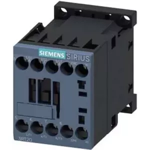 Силовой контактор Siemens 3RT2017-1AB02, 3 полюса, 12А, катушка 24В AC, типоразмер S00