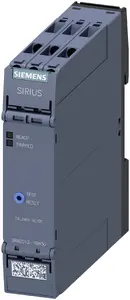 Siemens Antriebstechnik 3RN20121BW30 termistora motora aizsardzības relejs AC/DC 24-240V ar skrūvju spailēm un 2 pārslēdzamiem kontaktiem