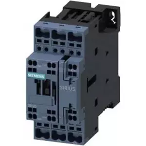 Siemens 3RT2027-2BB40 Power Contactor, 3-Pole, 32A, 24V DC, Size S0