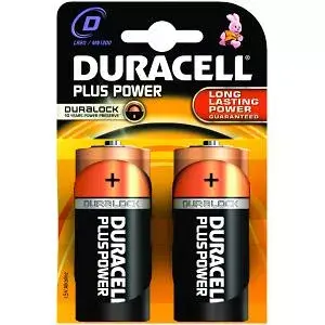 Vienreizējās lietošanas akumulators Duracell Plus Power D Photo 2