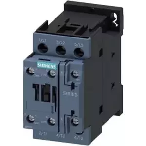 Siemens 3RT2024-1AL20 jaudas kontaktors, 3-polu, 12A, 230V AC spole, izmērs S0