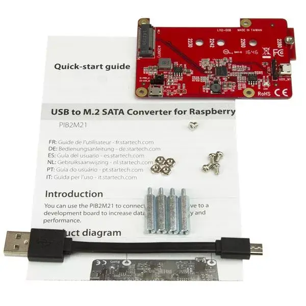 StarTech USB to M.2 SATA Converter PIB2M21 Photo 7