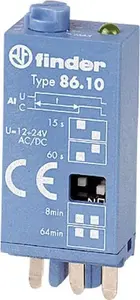 Time relay module Finder 86.30 series 86.30.0.024.0000 12–24 V DC/AC, multifunction time switch