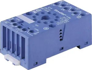Socket for Finder series 88 relays — Finder 90.21 accessory socket for Series 90 relay bases