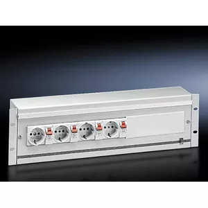Монтажный комплект Rittal-Werk 19" DK 7480.035, 3U, серый, ширина 482.6 мм