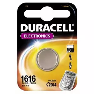 Vienreizējā baterija Duracell DL1616