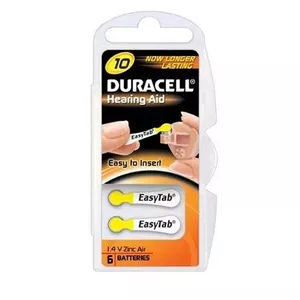 Vienreizējās lietošanas akumulators Duracell DA10