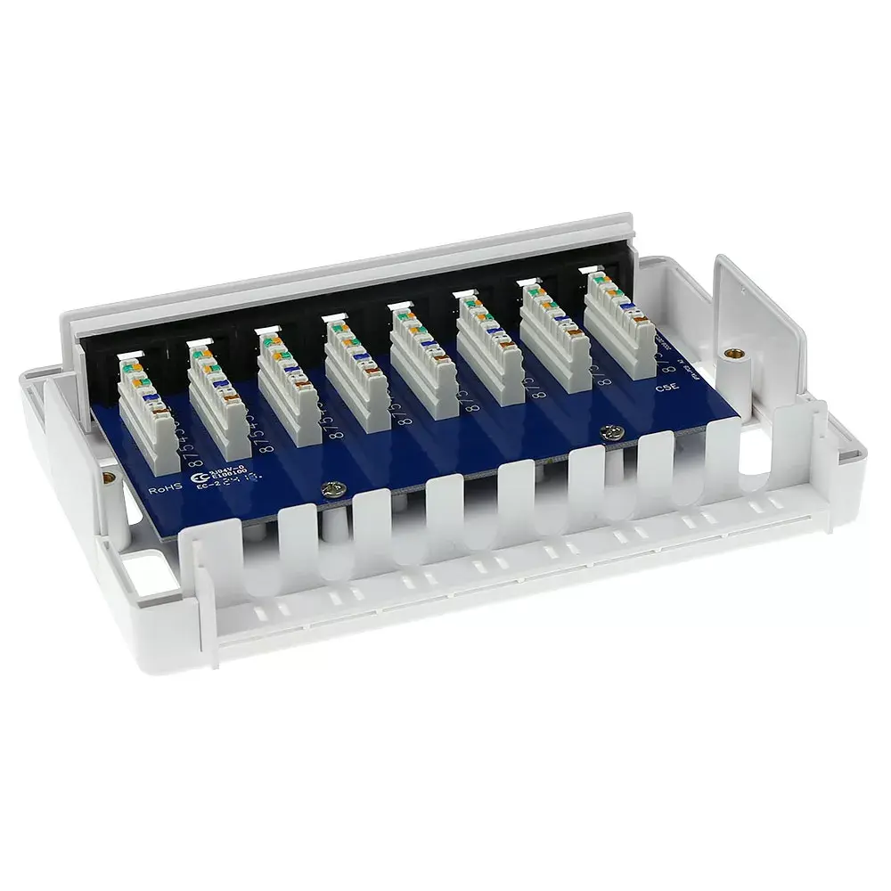 ACT FA5000 surface-mounted 8-port Cat5e box Photo 3
