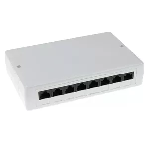 Накладной распределительный короб ACT FA6000 — неэкранированный 8‑портовый CAT6
