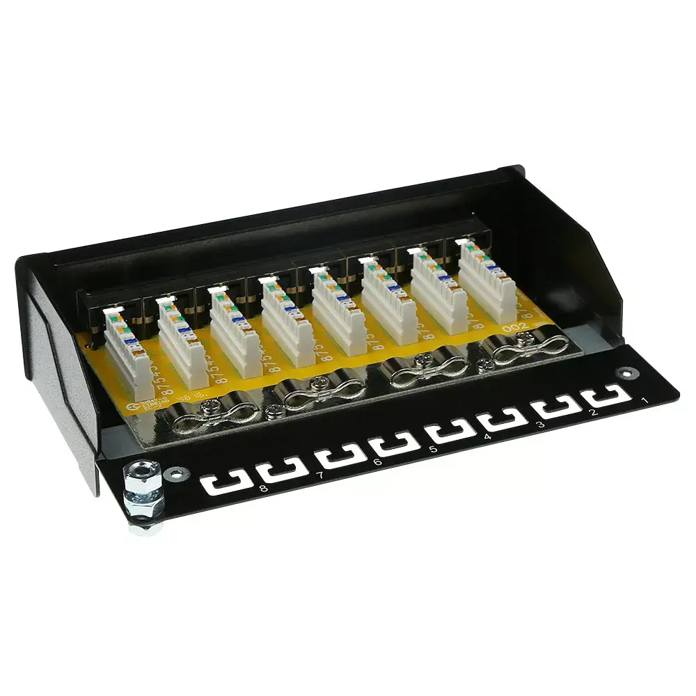 ACT surface-mounted shielded 8-port CAT6 box Photo 3