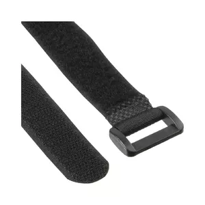 Kabeļu stiprinājumu velcro komplekts InLine 500×20 mm, neilons, 10 gab., melns