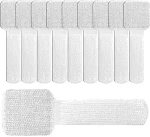 Kabeļa turētājs Label the Cable LTC 3120 WALL WT — sienas stiprinājums ar siksniņu, balts, 10 gab. iepakojums