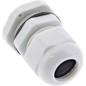 Kabeļa ievads InLine 6–12 mm neilona IP68 pelēks, 10 gab., ārējais diametrs 12 mm
