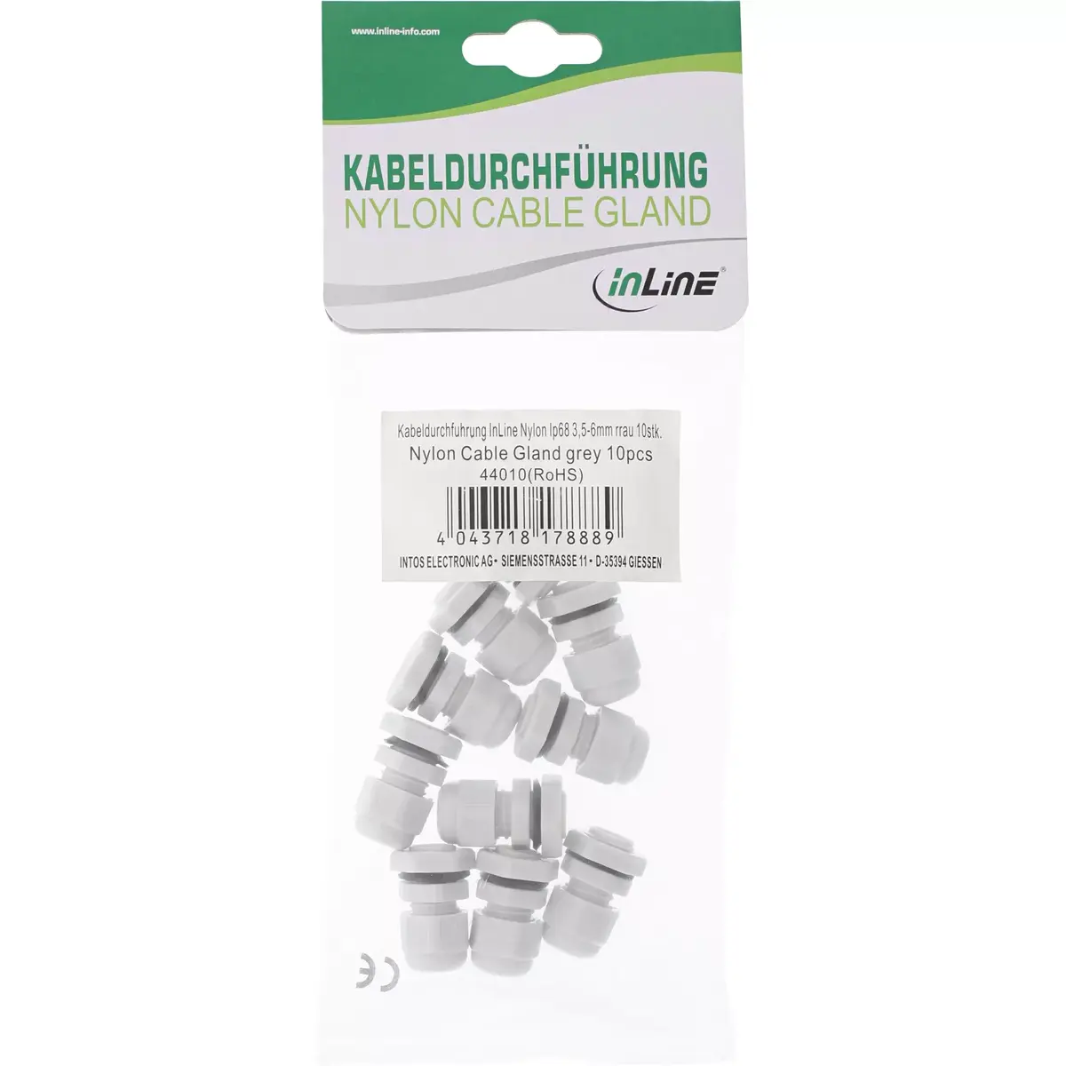 InLine kabeļa ievads 6–12 mm neilona IP68 Photo 8