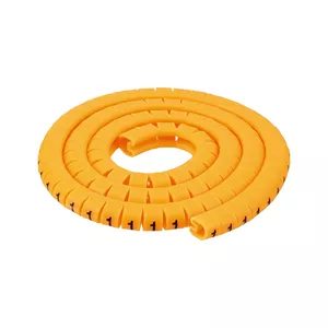 Kabeļu marķieri gredzeni InLine 3,6–7,4 mm, cipari 0–9, 1000 gab., dzelteni