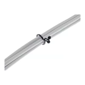 Skrūvējamie saites InLine 26–30 mm melnas, 10 gab. — kabeļu un vadu organizēšanai, 30 mm garums