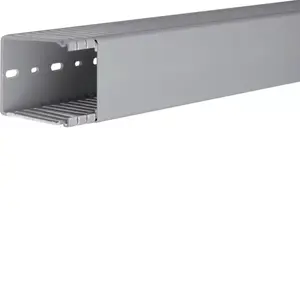 Перфорированный кабель-канал Hager BA68006007030B, серый, 80 x 60 мм, 2 м