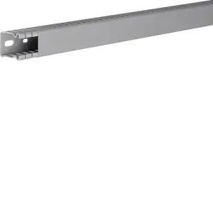 Перфорированный кабель-канал Hager BA63002507030B, ПВХ, серый, 25x30 мм, 2 м