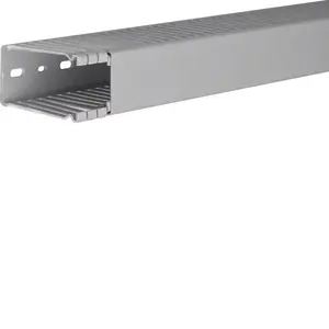 Перфорированный кабель-канал Hager BA68004007030B, серый, 40 x 80 мм, 2 м