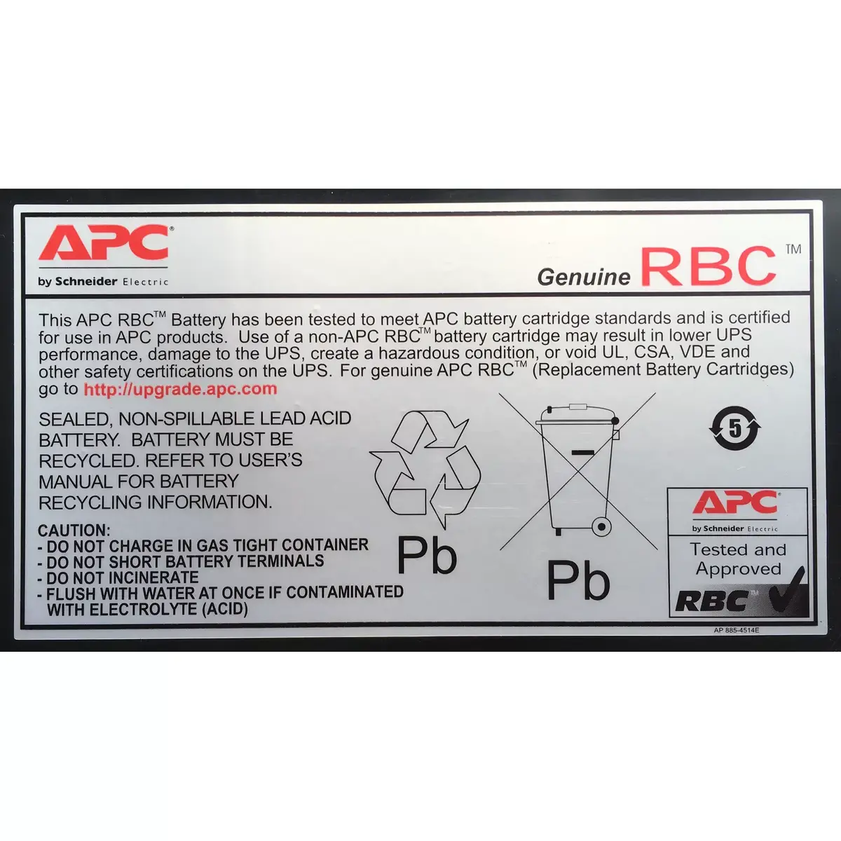 Сменный батарейный картридж APC RBC47 Photo 2