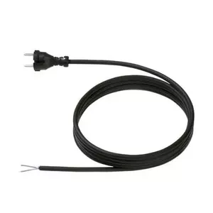Power cable Bachmann 248.175, black, 3 m, 250 V / 16 A