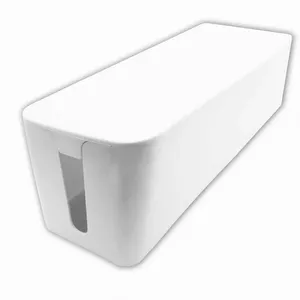 Kabeļu kaste VALUE 19.99.3237, plastmasa, balta, 407×157×133.5 mm