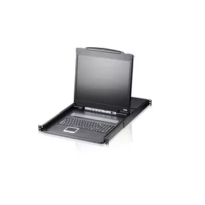 19" LCD KVM-переключатель ATEN на 16 портов (USB / PS/2, VGA) — 1280x1024, управление 16 компьютерами, 48,3 см экран