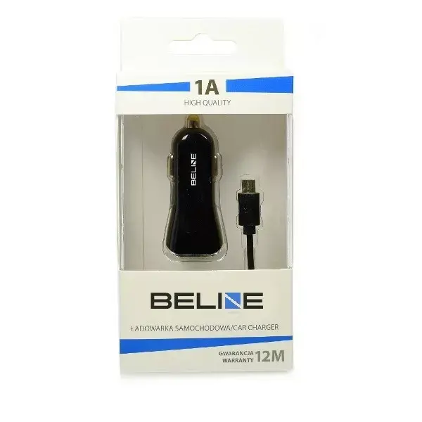 Car charger Beline Beli0002 USB + microUSB 1A Photo 2