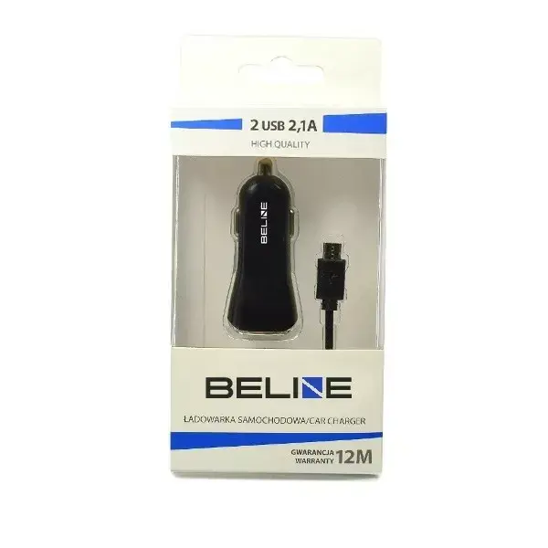 Automašīnas lādētājs Beline Beli0004 — 2x USB + microUSB Photo 2