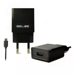 Ceļojumu lādētājs USB + microUSB 1A bla