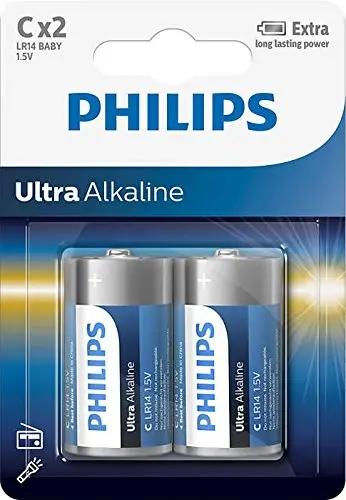 Vienreizējā baterija Philips LR14E2B/10, LR14E2B/10, 8712581550400