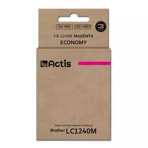 Ink cartridge ACTIS KB-1240M compatible for Brother, magenta, 19 ml, dye-based, standard yield, single pack