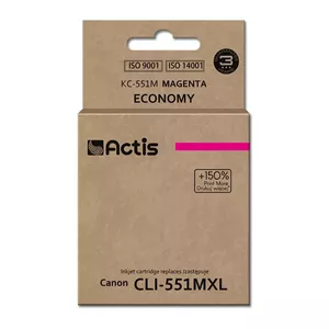 Actis KC-551M ink (replacement for Canon CLI-551M; Standard; 12 ml; magenta (with chip)