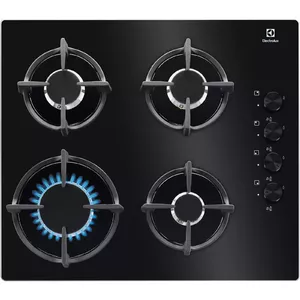 Electrolux KGG6407K Черный Встроенный 60 cm Газовый 4 зона(ы)