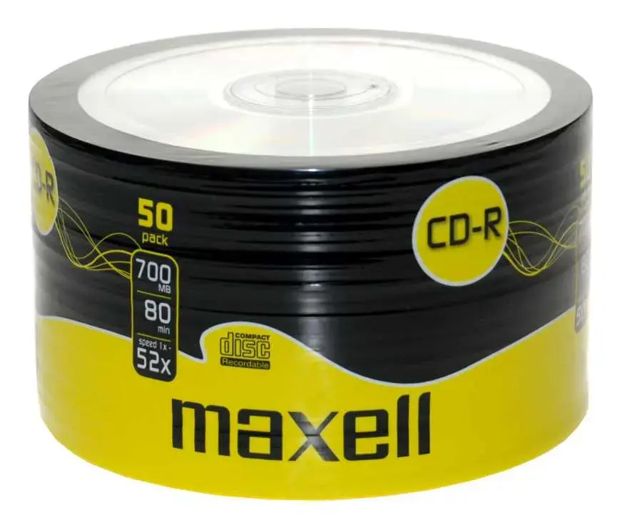 CD-R MAXELL 624036 — 700 MB 52x, 50 gab. Photo 2