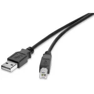 USB Cable Renkforce RF-4463067 0.5m USB A USB B Black