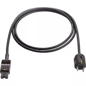 Power supply cable AS Schwabe 70873, 2 m length, black