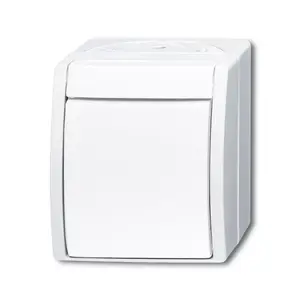 Электрический модуль выключателя Busch‑Jaeger 2601/6 W-54 — 1P, 250 В AC, 10 A, белый, 74×55×83 мм