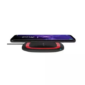 Wireless Charger RealPower FreeCharge-10 Smartphone Black Red