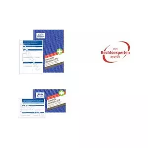 First Aid Report Pad AVERY A5 50 sheets — incident record pad for medical and safety documentation