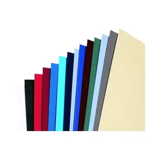 Переплетные крышки GBC LeatherGrain 250gsm A4 Темно-красные