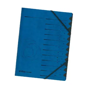 Tab index Herlitz 10843316 Blue A4 1 pc