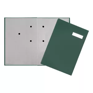 Document folder Pagna 24192-33, cardboard A4, green/white, 240×25×350 mm