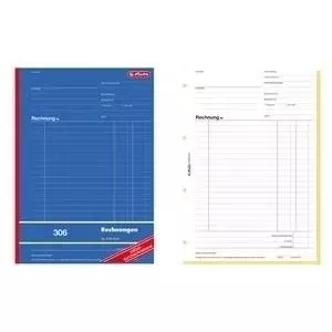 Notebook HERLITZ A4 80 sheets — ruled exercise book for notes and school