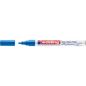 Pastāvīgais marķieris Edding 751 Bullet tip zils