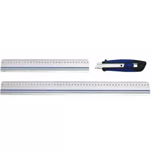 Ruler Wedo 525450 500 mm Aluminium Silver